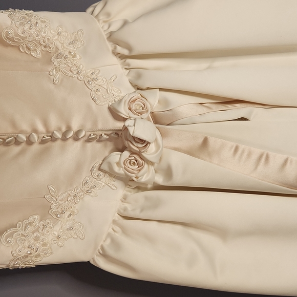 Mon Cheri Flower Girl Dress sz 8 - Picture 6 of 13